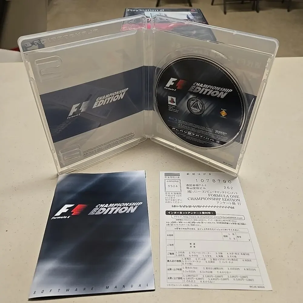 PS3 Formula 1 Championship Edition Sony PlayStation 3 2006 JAPAN IMPORT COMPLETE